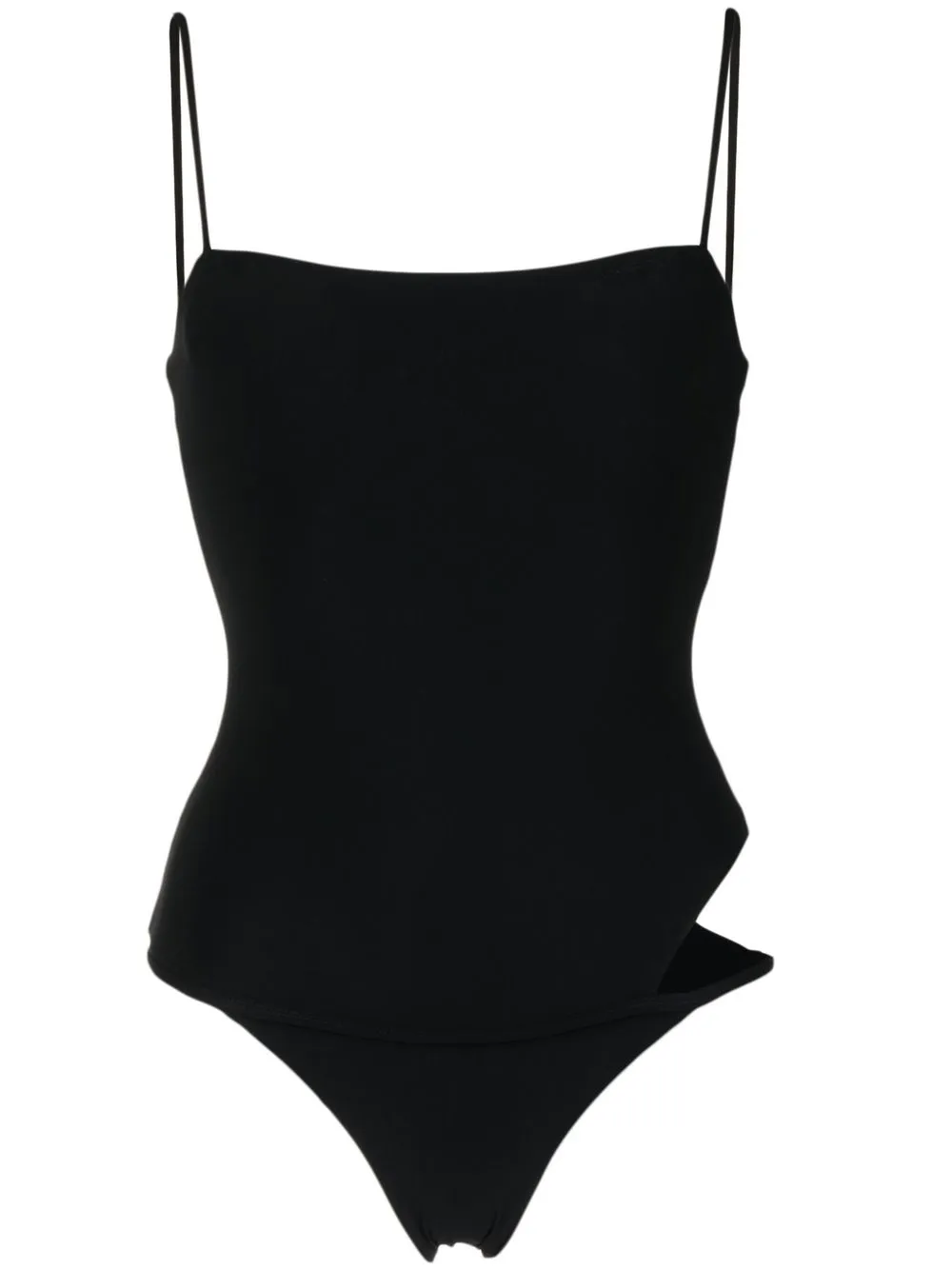 

Christopher Esber asymmetric cut-out swimsuit - Black