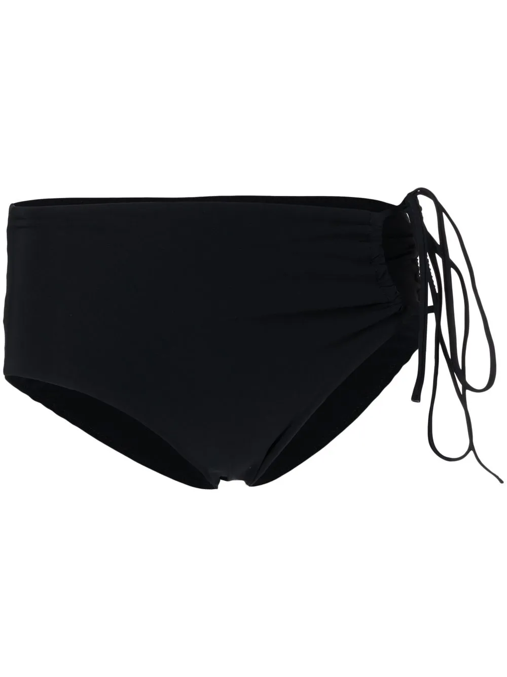 

Christopher Esber bikini bottom fruncidos - Negro