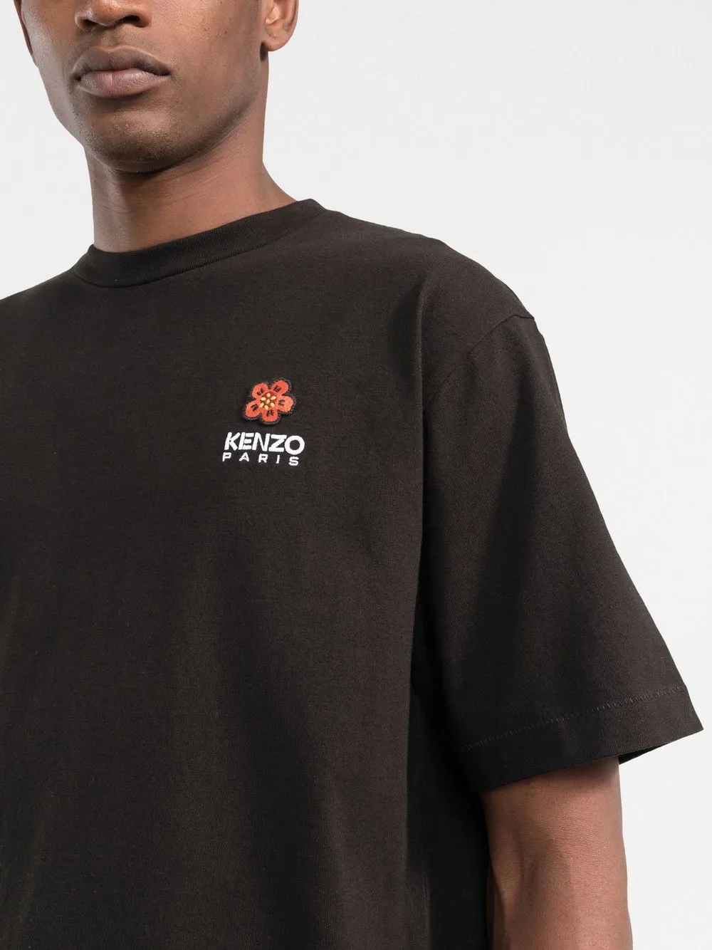 Boke Flower-embroidered T-shirt