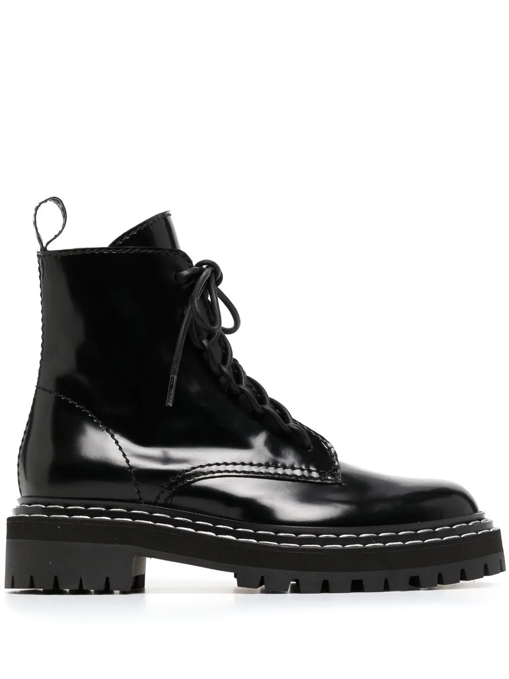 

Proenza Schouler botines con agujetas - Negro