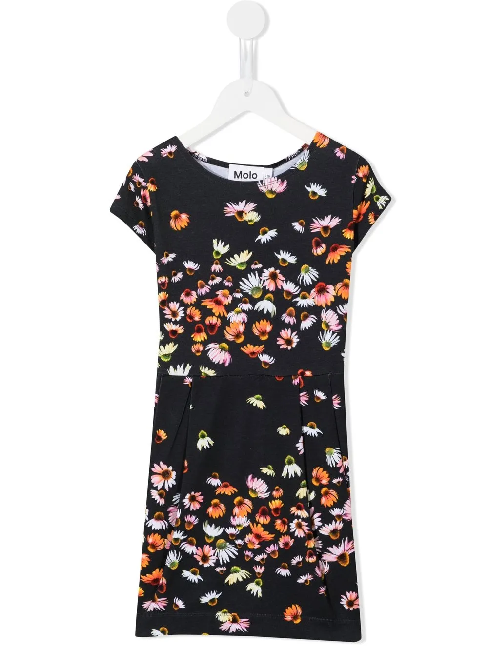

Molo vestido midi con estampado floral - Negro