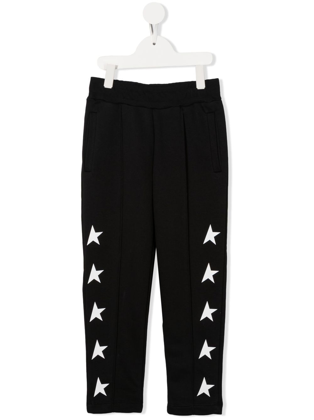 Golden Goose Kids logo tracksuit bottoms - Black