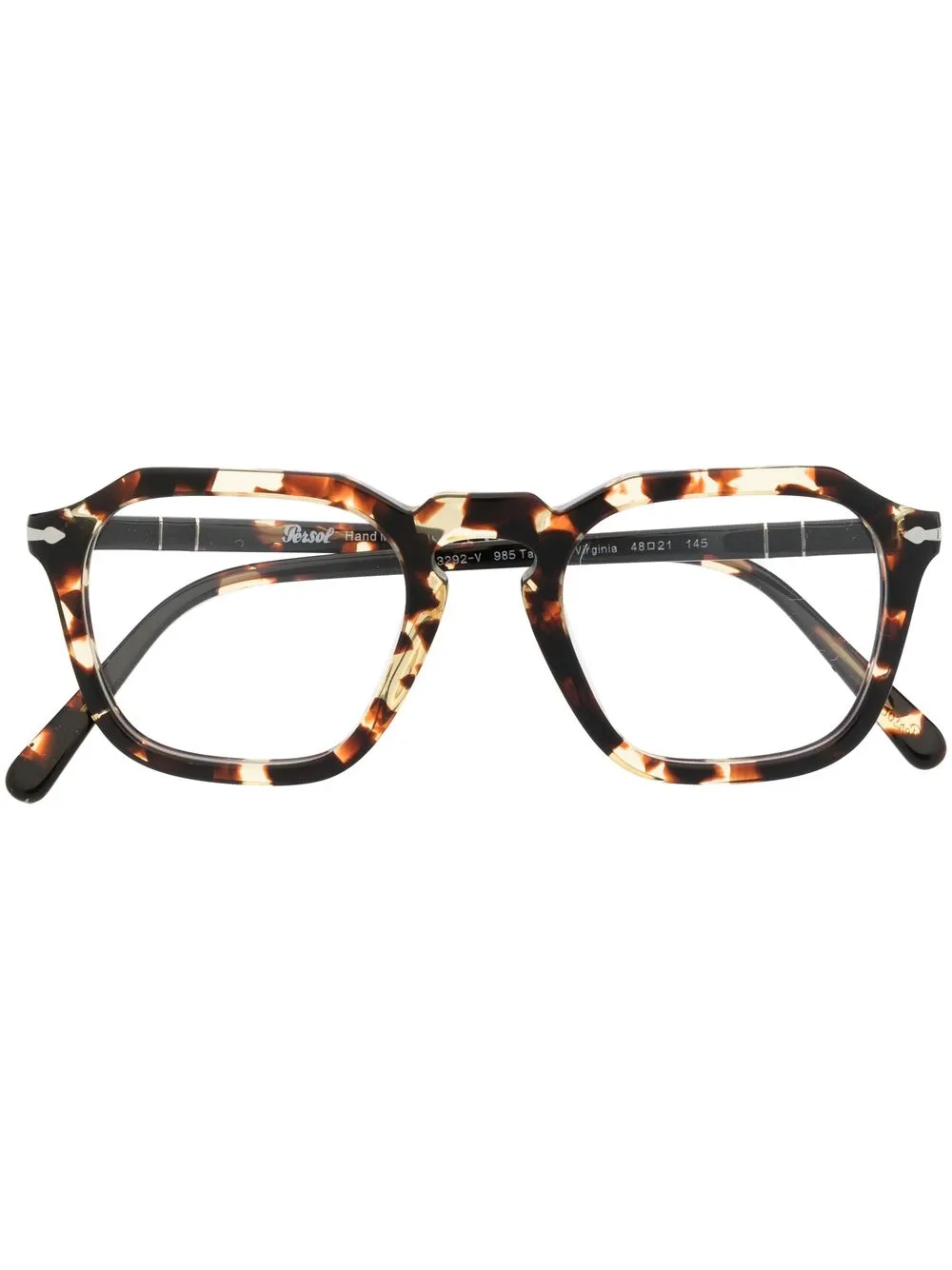 

Persol lentes con armazón cuadrada estilo carey - Marrón