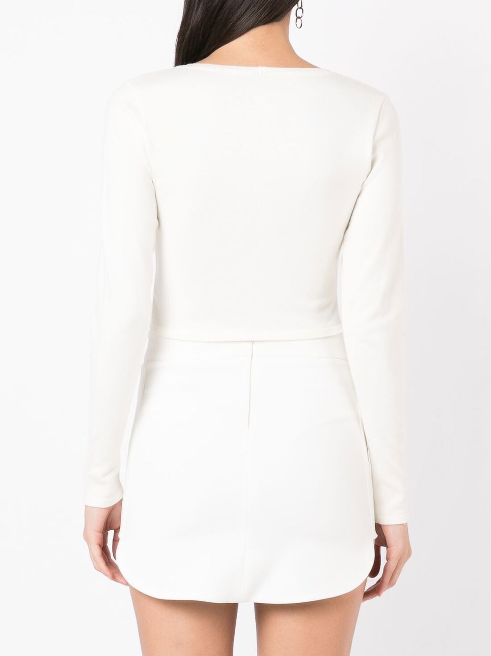 Andrea Bogosian Safety Pin Cropped Cardigan - Farfetch