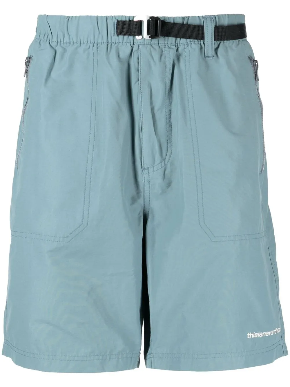 

This Is Never That belted track shorts - Blue