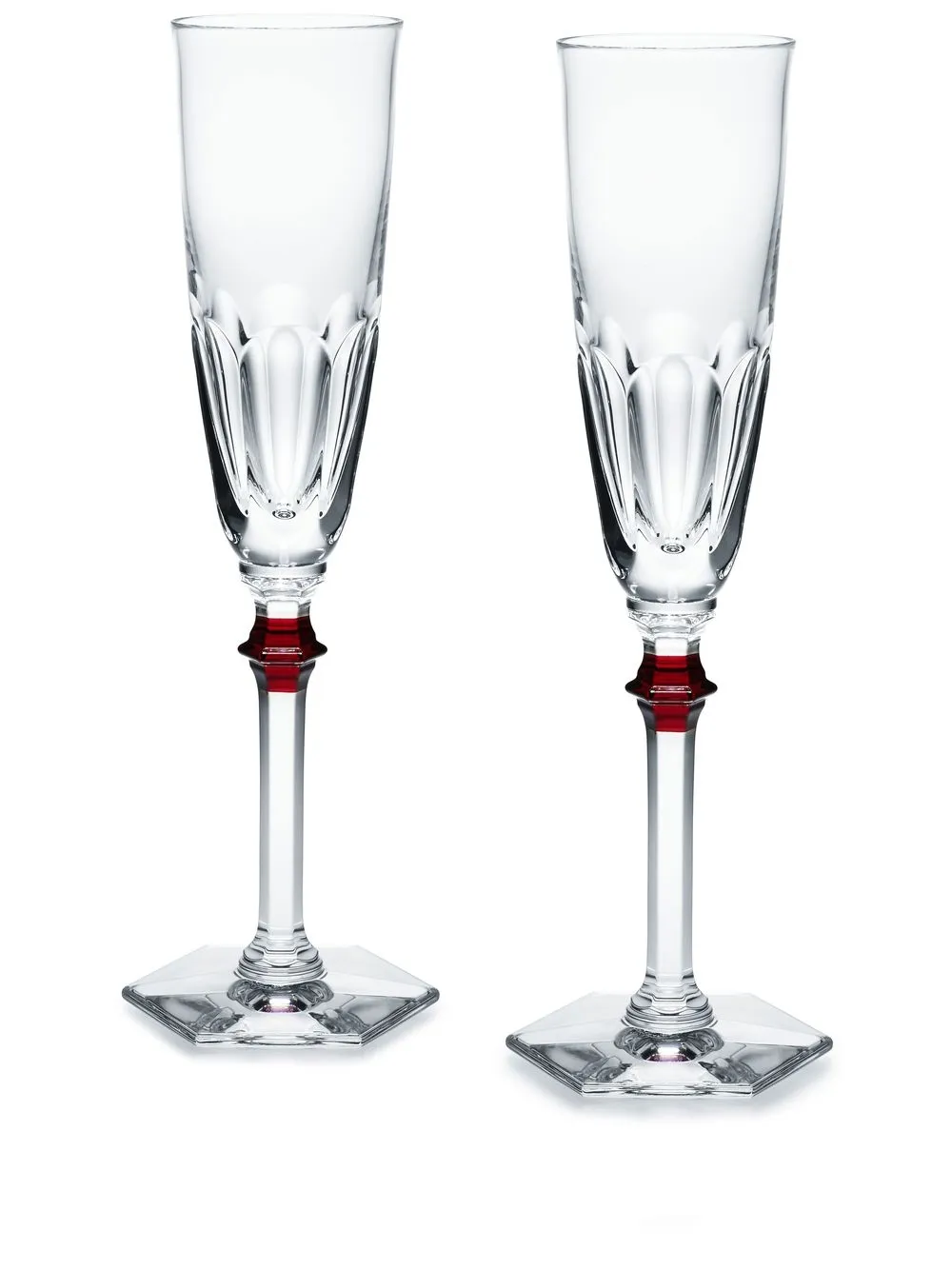 Baccarat Harcourt Eve champagne flutes (set of 2) | White | Image 1