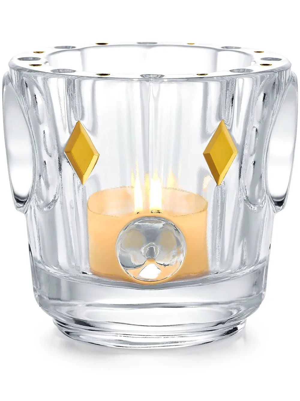 Baccarat Faunacrystopolis bird votive (8cm) - White