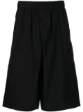 Julius Tucked Typewriter shorts - Black