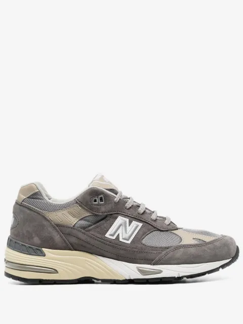 New Balance logo-patch lace-up sneakers