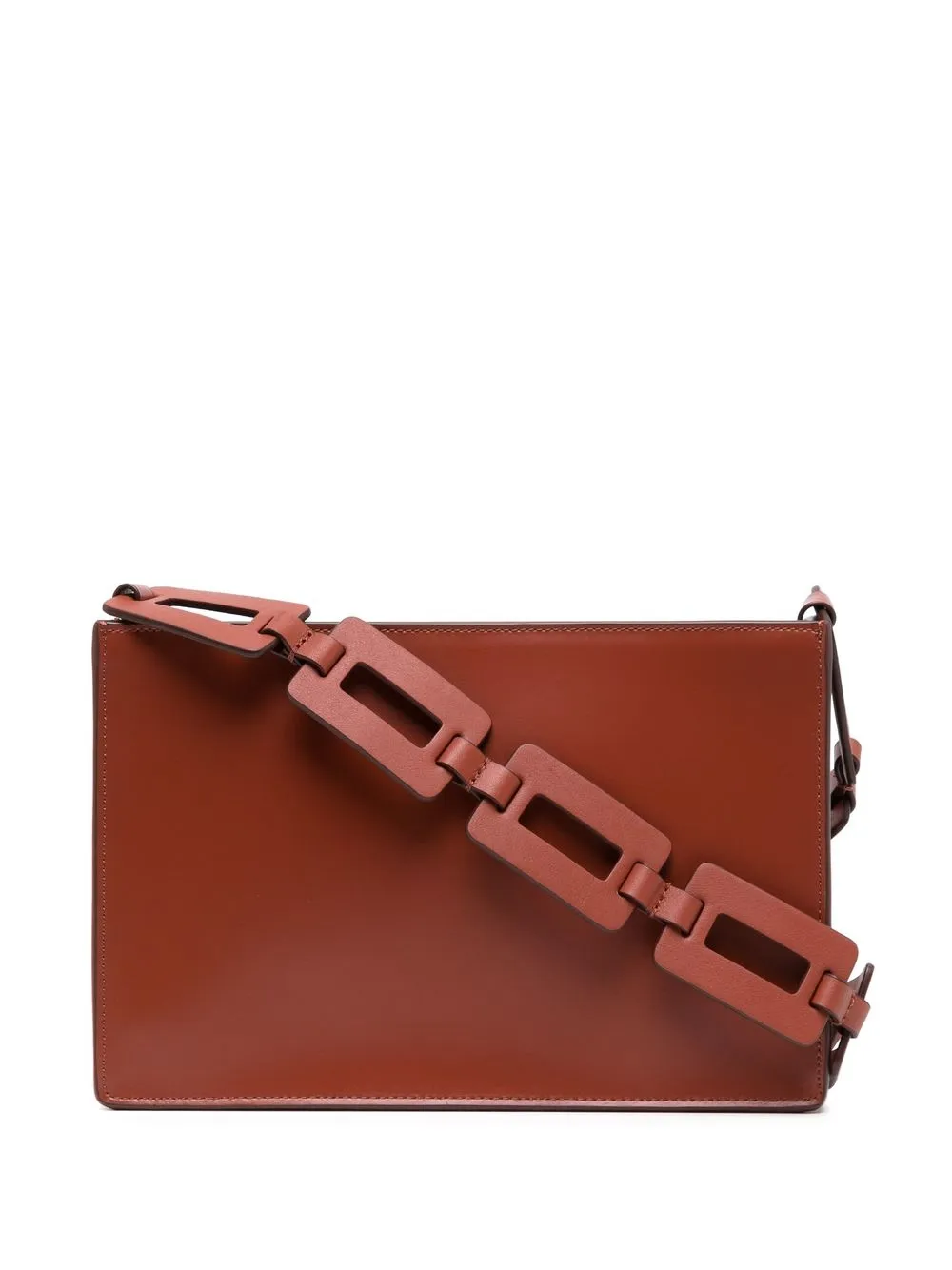 

STAUD Mina leather shoulder bag - Red