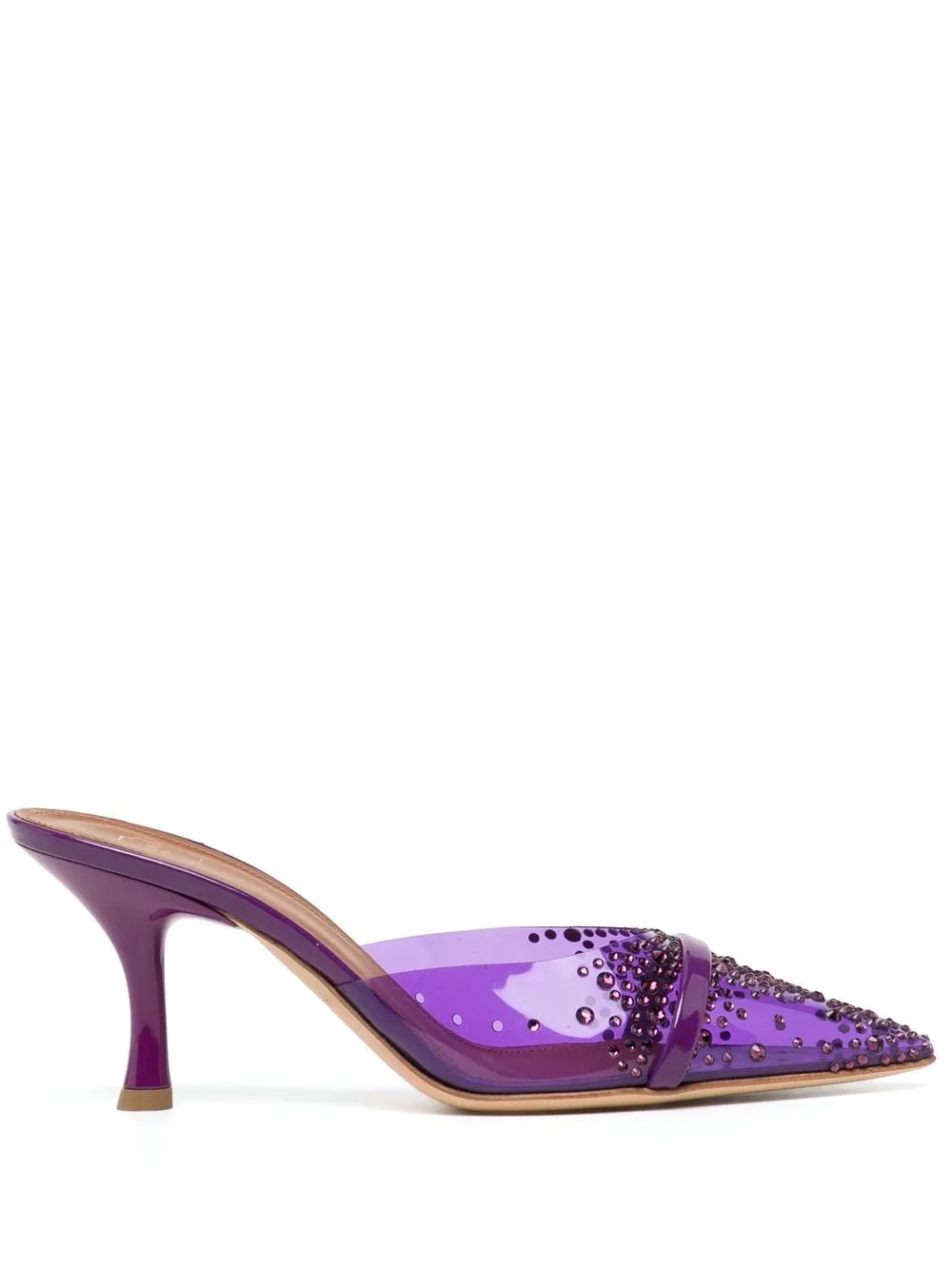 

Malone Souliers mules con detalles de cristal - Morado