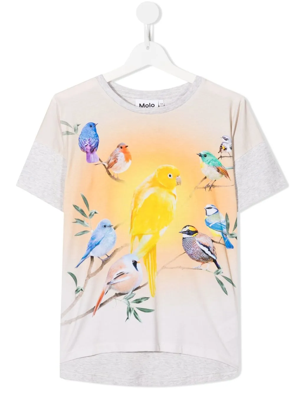 

Molo TEEN bird-print cotton T-shirt - Yellow