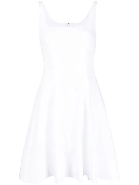 STAUD Vestido Wells com pregas