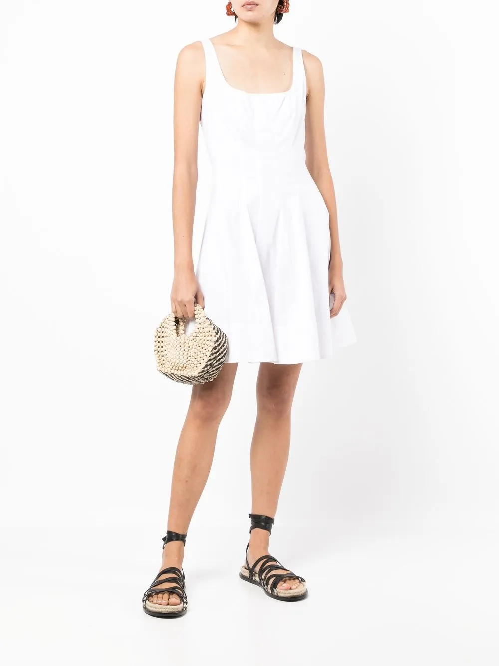 Wells Pleated Mini Dress