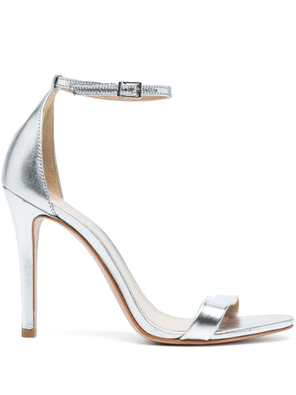 

Schutz metallic 80mm high-heeled sandals - Silver