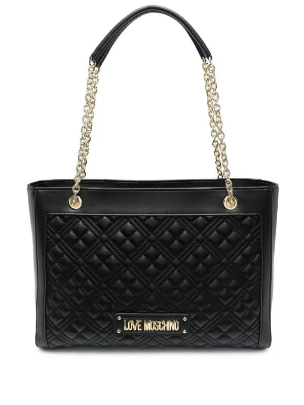 love moschino quilted faux leather crossbody bag