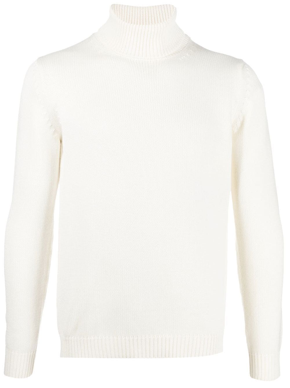 ROBERTO COLLINA ROLL-NECK KNIT JUMPER