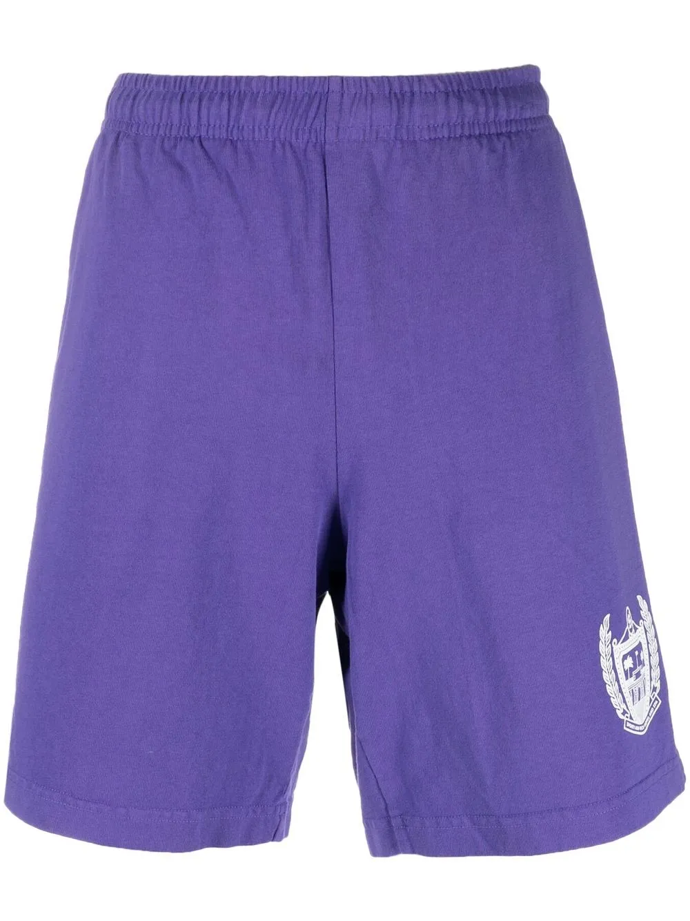 

Sporty & Rich logo-print shorts - Purple