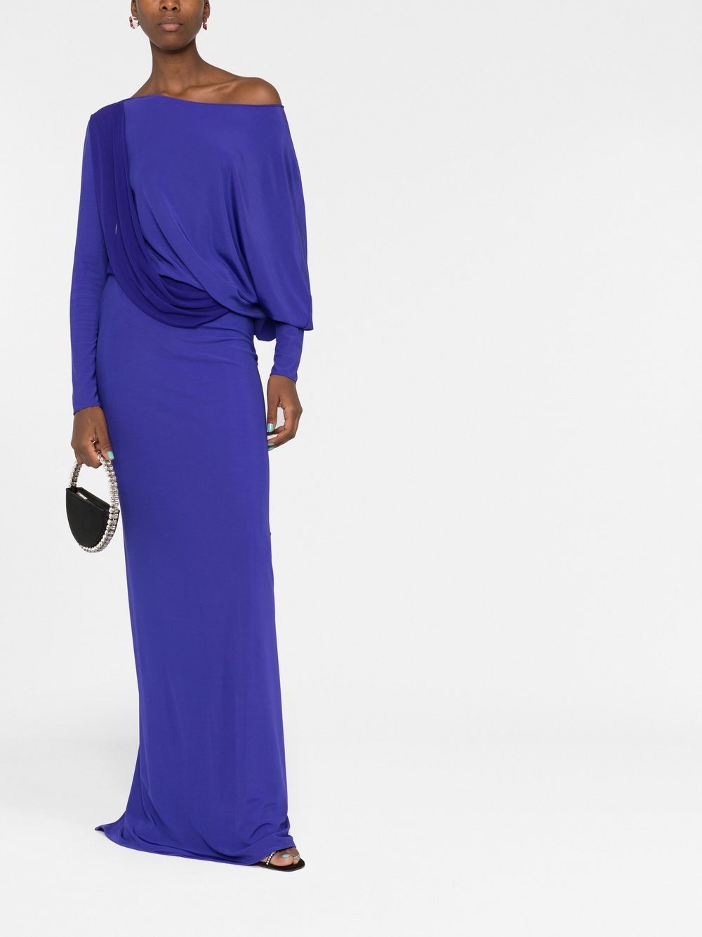 TOM FORD Off-shoulder maxi-jurk - Paars