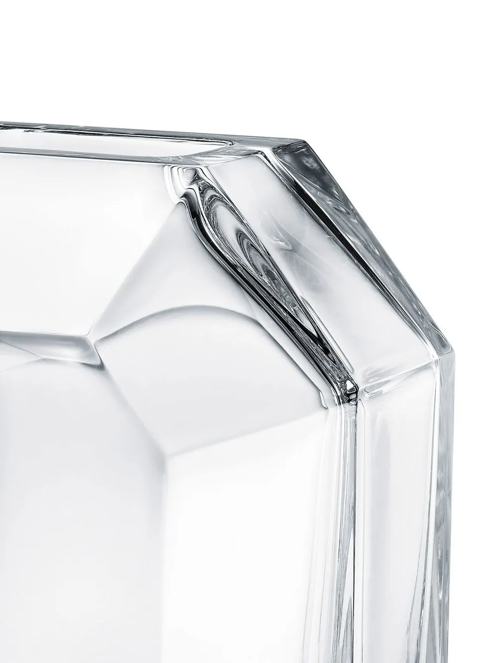 Octogone Baccarat-Crystal Vase (25cm)