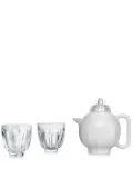 Baccarat Faunacrystopolis Harcourt tea set - White