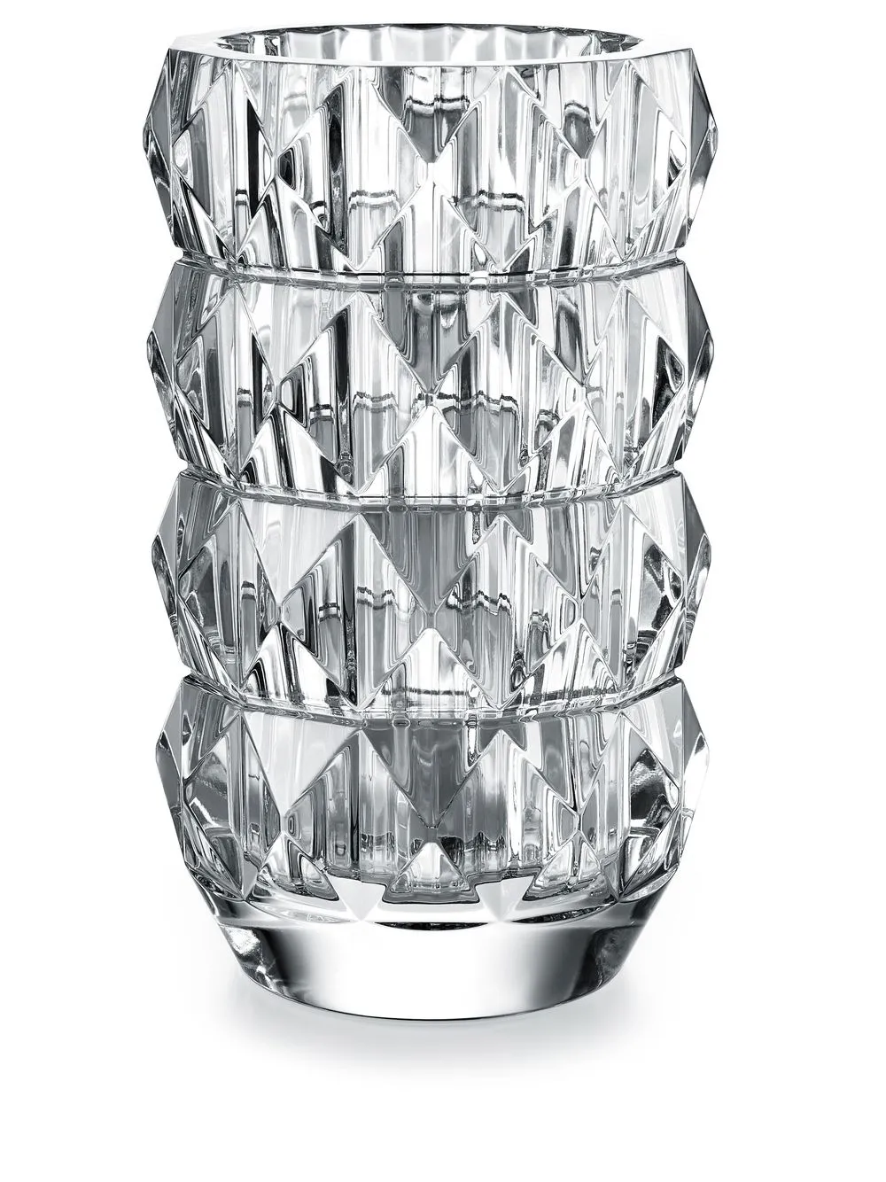 Baccarat Louxor round vase (23cm) | White | Image 1