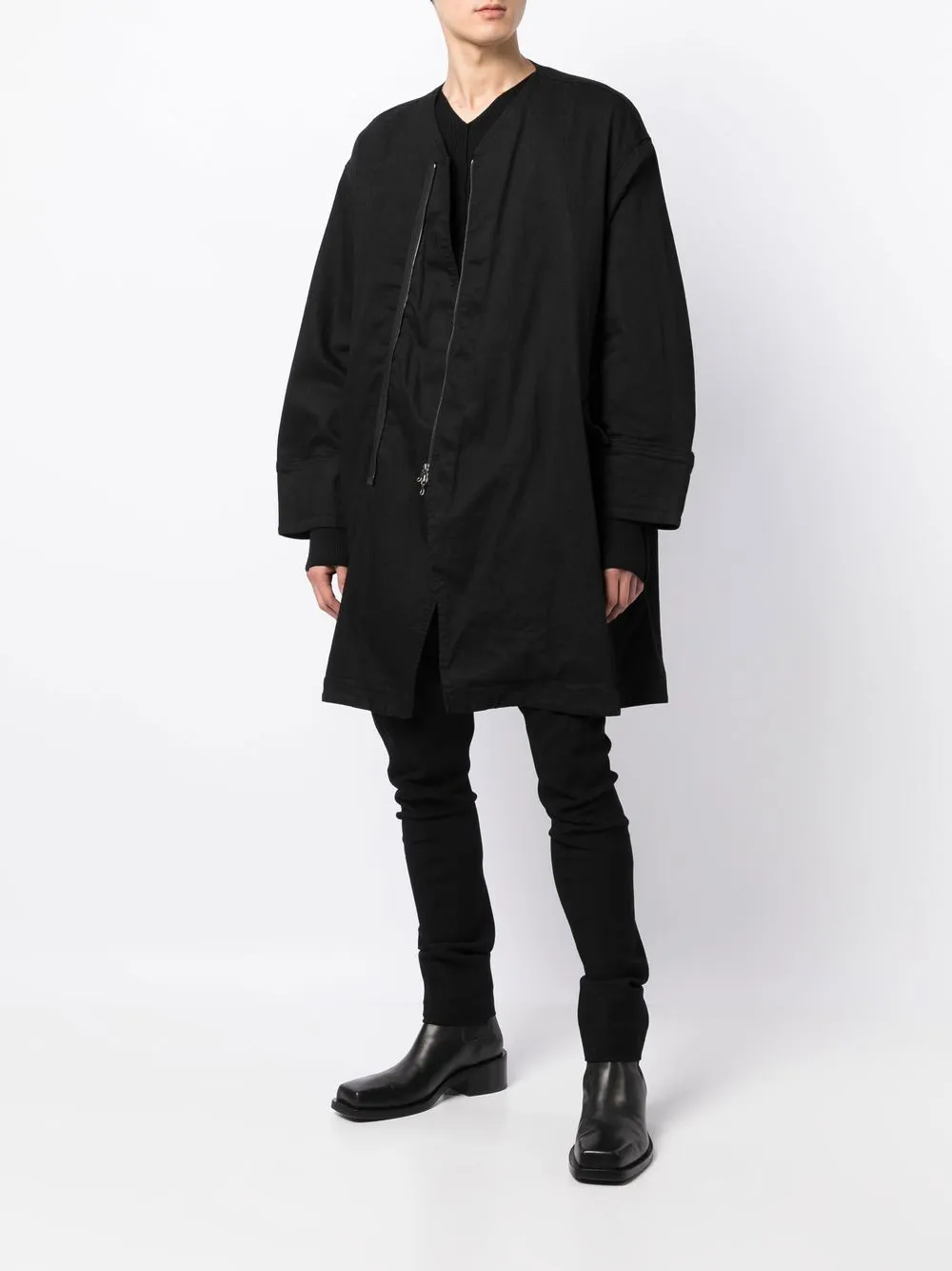 Julius Zip Front Parka Farfetch