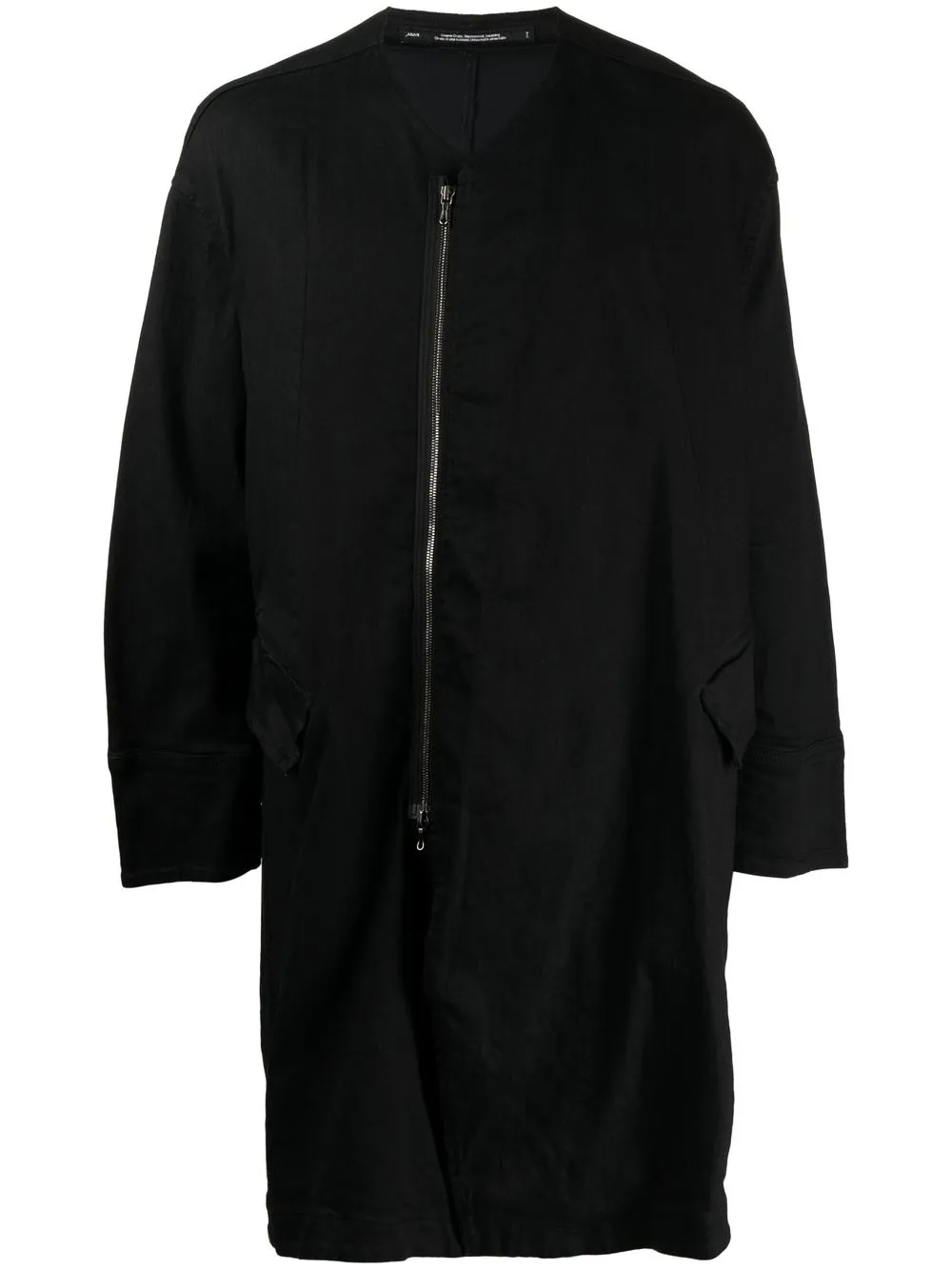 

Julius zip front parka - Black