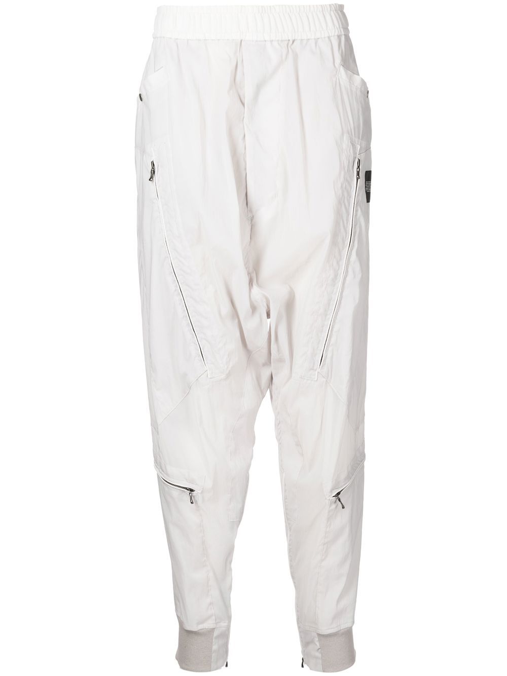 

Julius Pilot drop-crotch pants - White