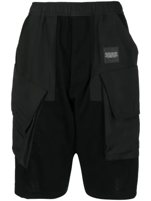 Julius panelled straight-leg shorts 