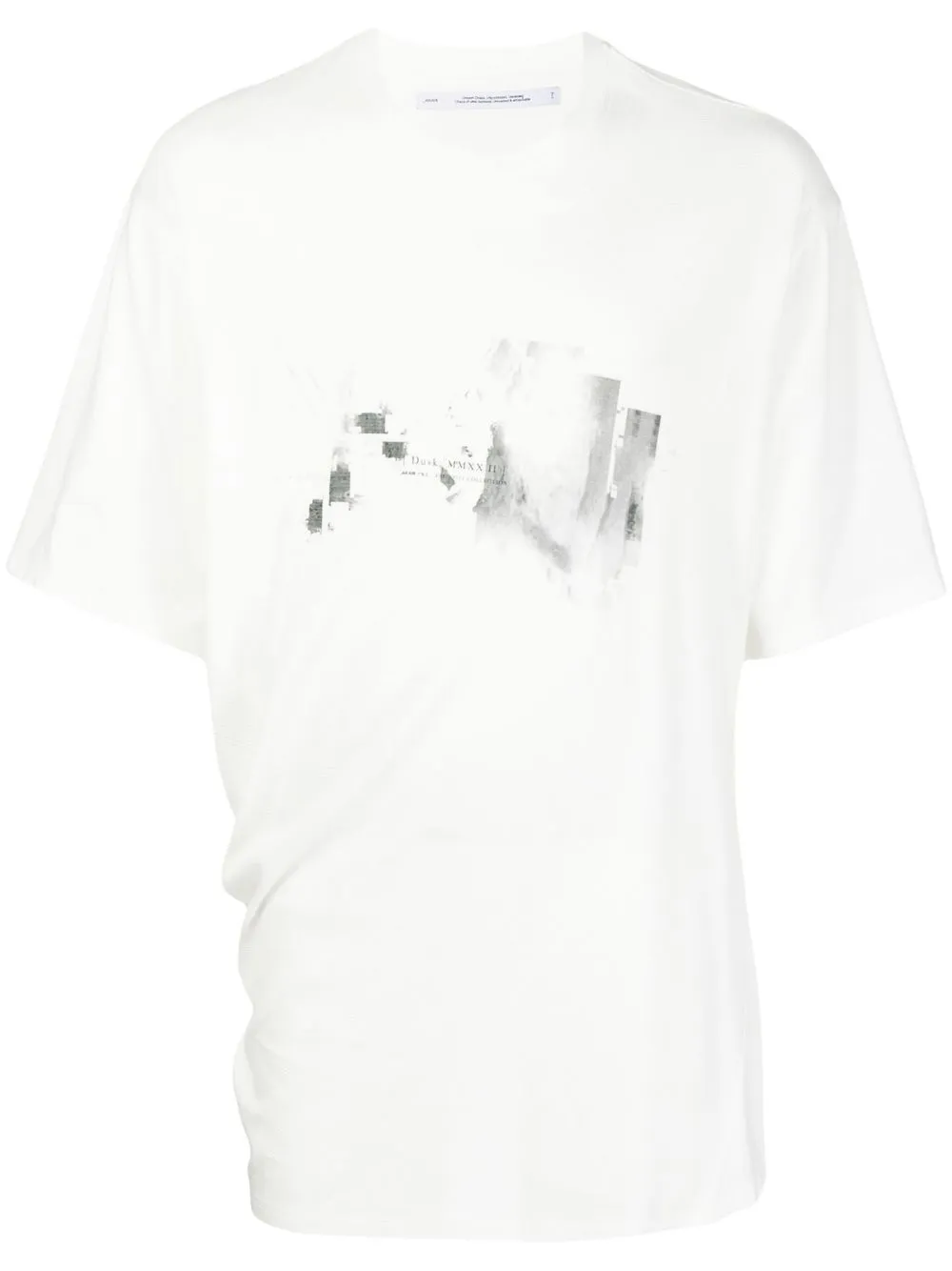 

Julius Dusk logo-print cotton T-shirt - White