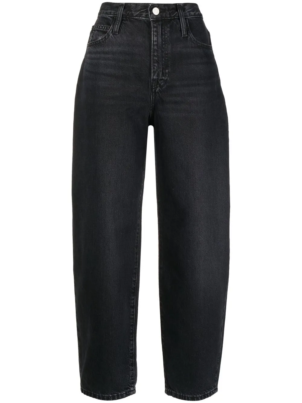 

FRAME jeans capri con tiro medio - Negro