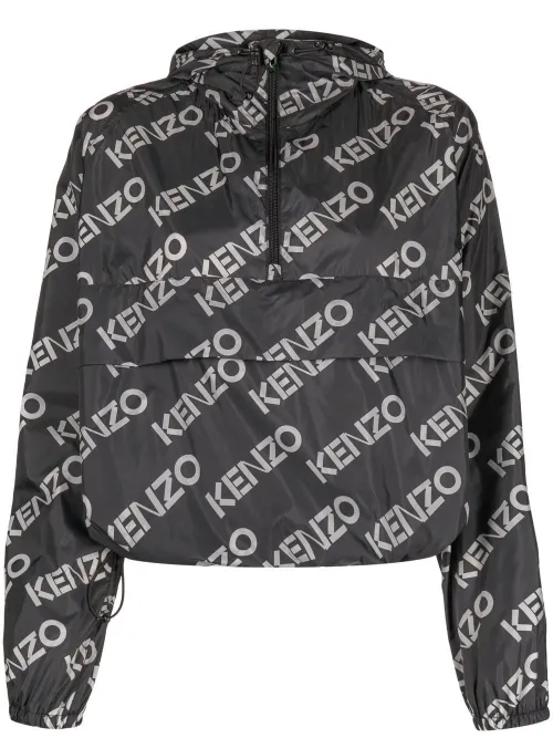 Kenzo veste à logo imprimé - Noir - Kenzo - Modalova