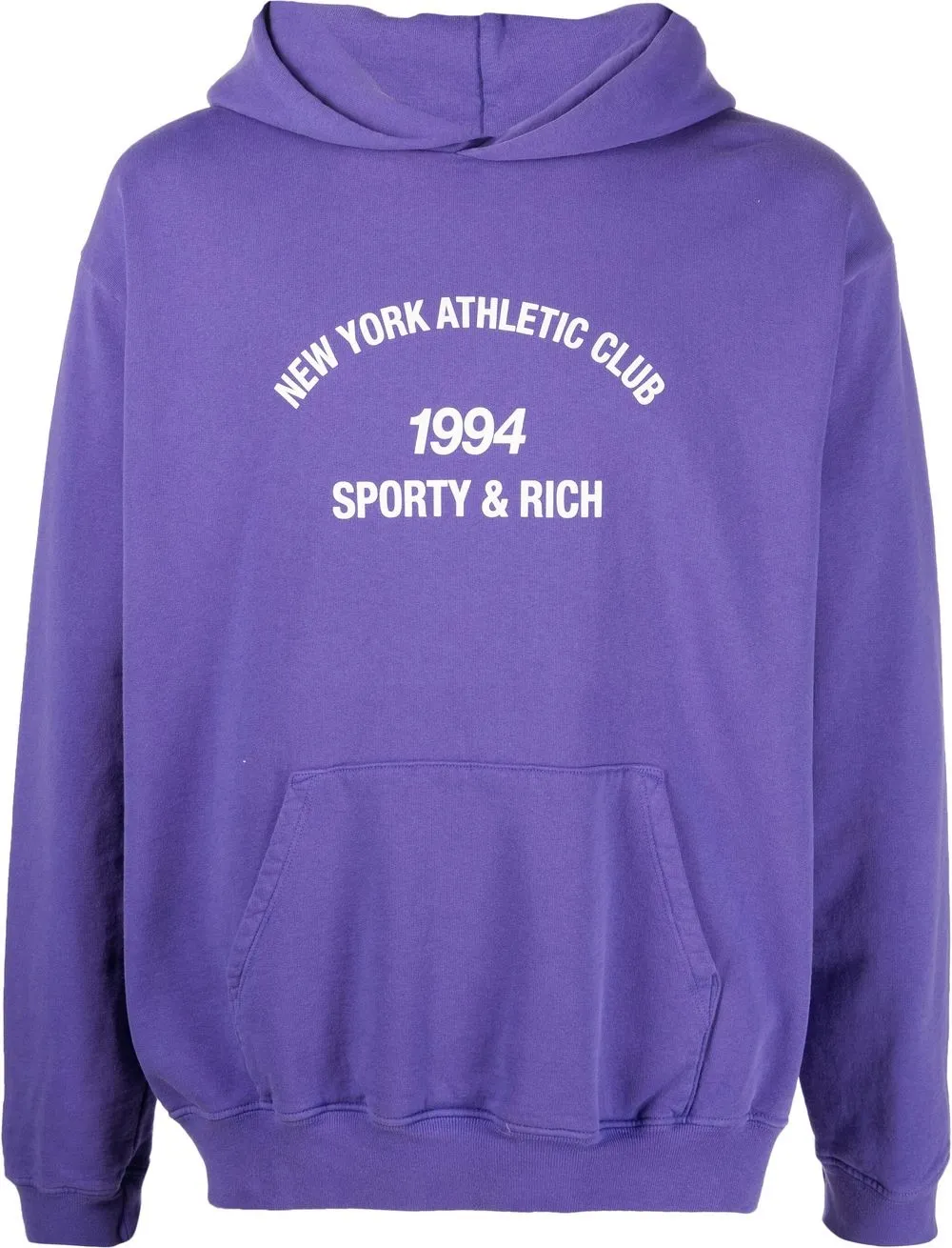 

Sporty & Rich hoodie con logo estampado - Morado