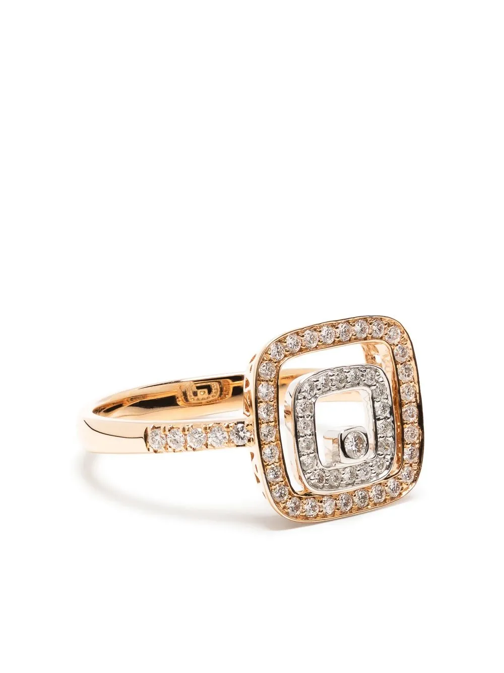 

PONTE VECCHIO 18kt gold Vega diamond ring - Pink