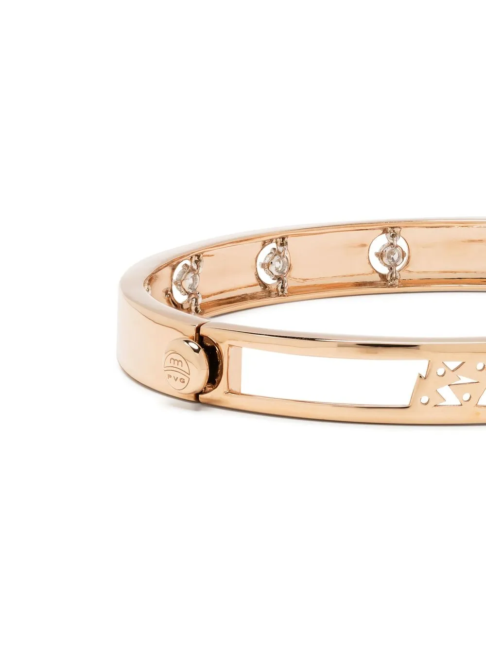  Ponte Vecchio 18kt Rotgoldarmband Mit Diamanten   Rosa 