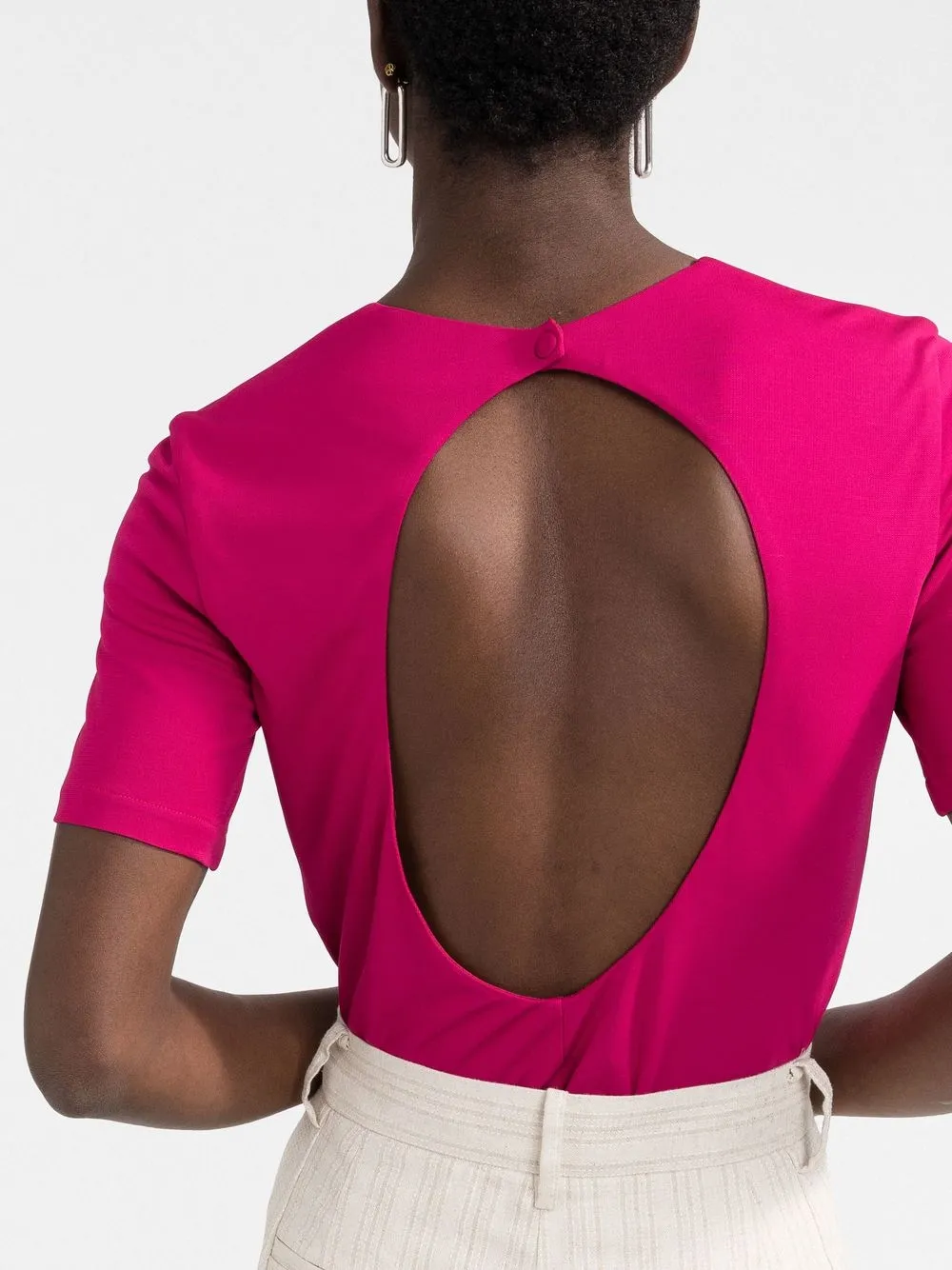 There Was One Badpak met open rug - Roze