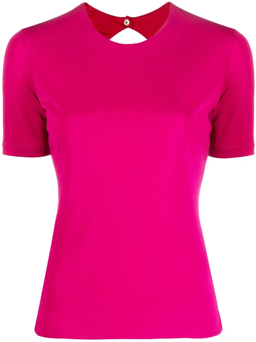 

There Was One playera con espalda descubierta - Rosado