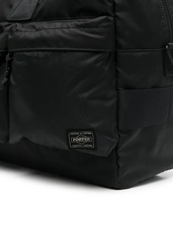 Porter-Yoshida & Co. Force two-way Duffle Bag | Black | FARFETCH SG