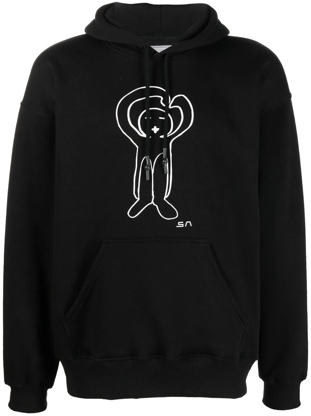 

Société Anonyme hoodie con estampado gráfico - Negro