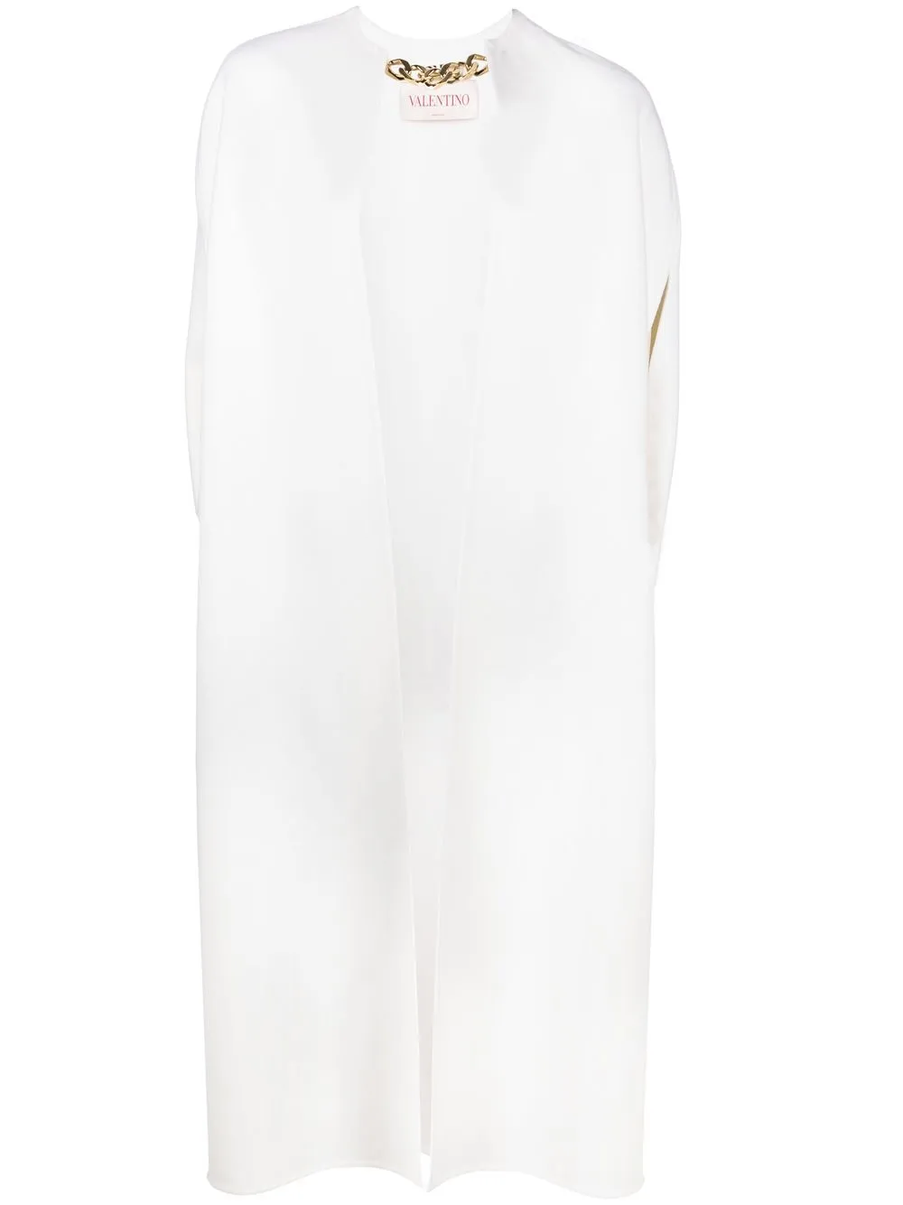 

Valentino chain-link wool-cashmere shawl - Neutrals