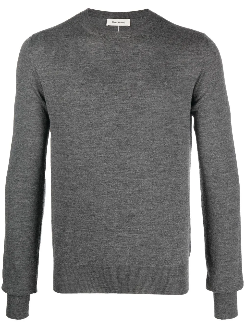 

There Was One crew-neck virgin-wool jumper - Grey