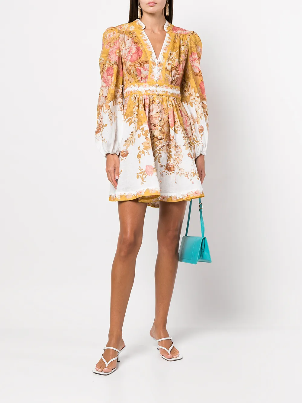 zimmermann candescent plunge neck mini