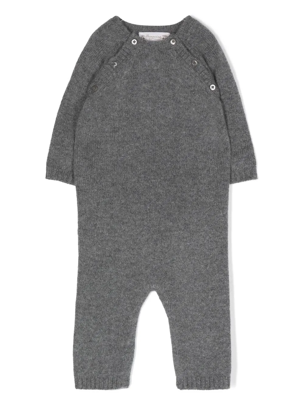 

Bonpoint Babou cashmere romper - Grey