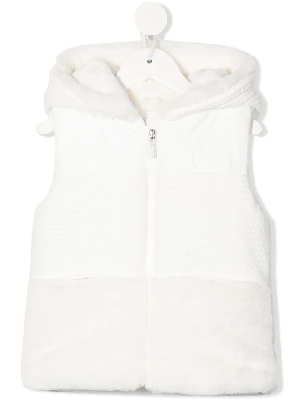 

Lapin House chaleco con detalle capitonado - Blanco