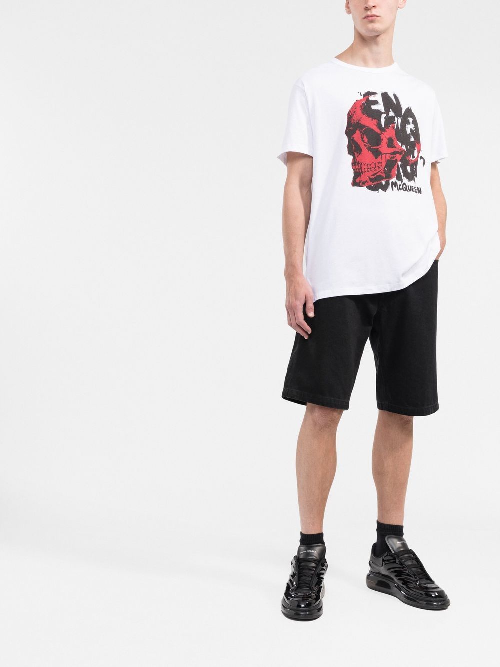 Alexander McQueen Skull Graphic Print T-shirt - Farfetch