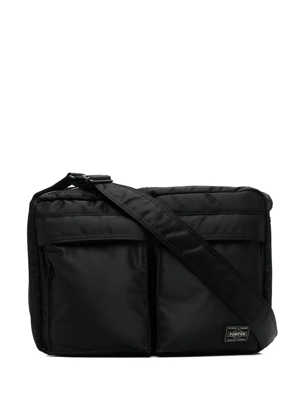 

Porter-Yoshida & Co. Tanker logo-patch shoulder-bag - Black