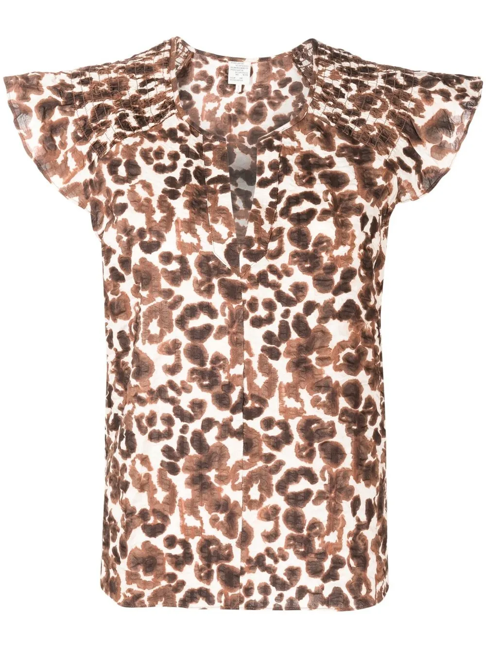 

Baum Und Pferdgarten blusa Mellony con estampado de leopardo - Marrón