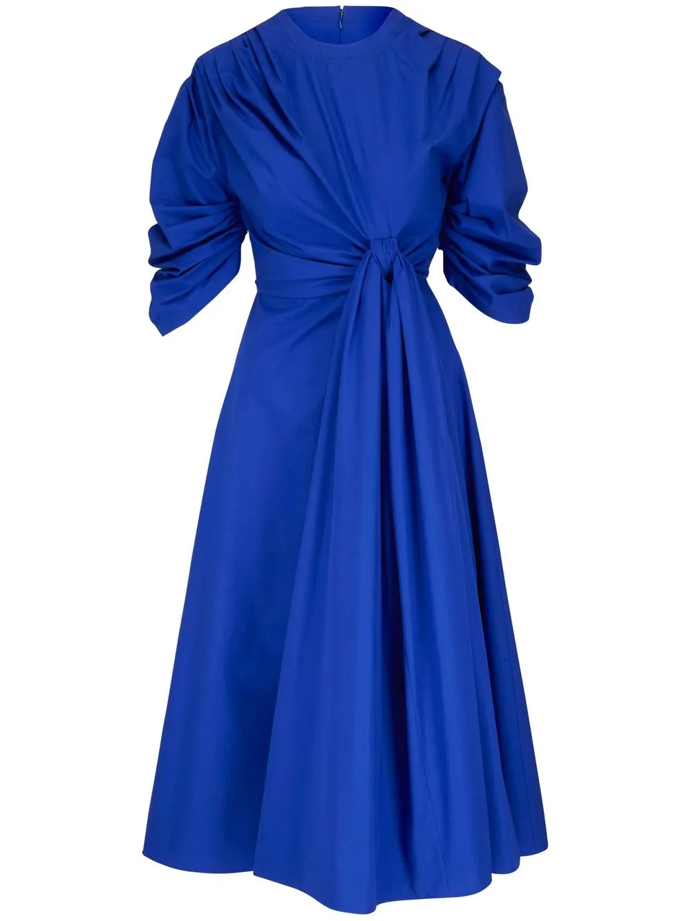 

Alexander McQueen gathered-detail midi dress - Blue