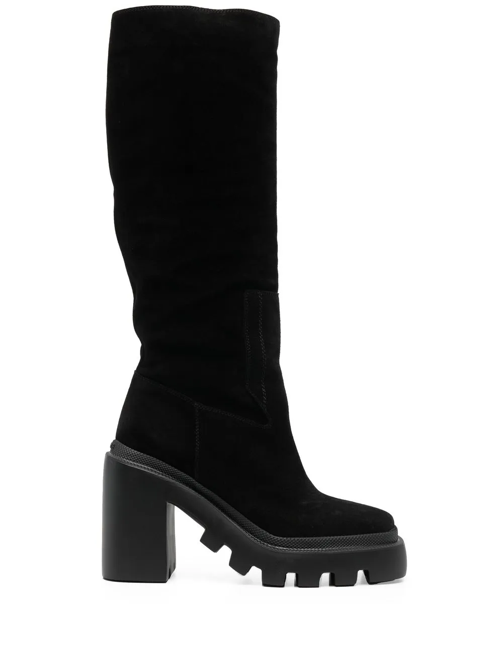 

Vic Matie botas con puntera cuadrada y tacón de 110mm - Negro